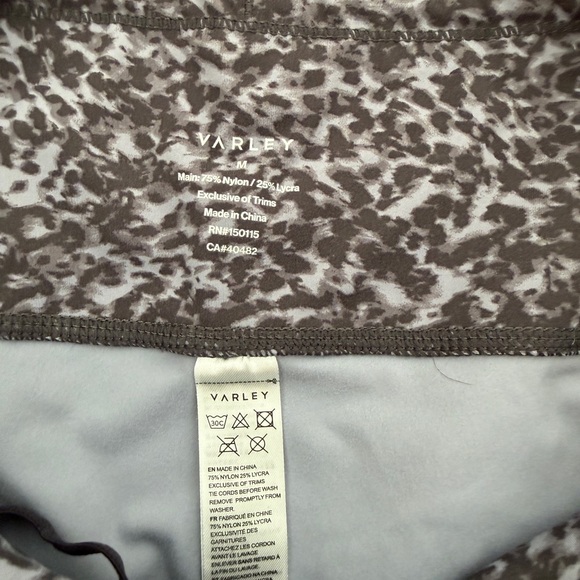 Varley Animal Print Leggings Size M - Picture 5 of 7